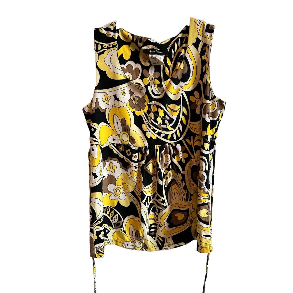 Born Naked Women’s Short Medium 60’s,70’s, Theme Top, Woodstock, Hippie, costume